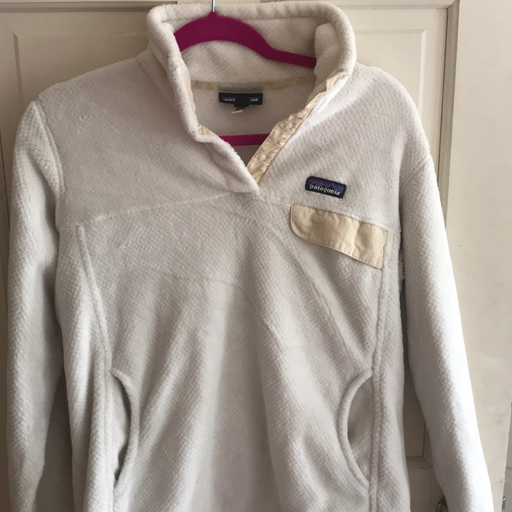 Patagonia pullover white/oatmeal